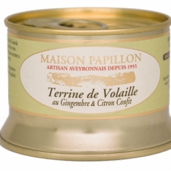 Terrine de volaille citron confit et gingembre