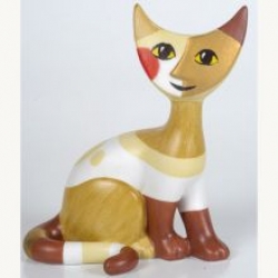 Chat miniature en porcelaine Rosina Wachtmeister