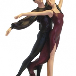 Couple de danseurs Roméo et Juliette