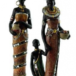 Statues femmes africaines