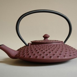 Théière japonaise fonte rouge